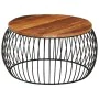 Mesa de centro de madera maciza reciclada Ø68 cm de vidaXL, Mesas de centro - Ref: Foro24-338022, Precio: 120,46 €, Descuento: %