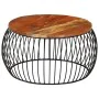 Mesa de centro de madera maciza reciclada Ø68 cm de vidaXL, Mesas de centro - Ref: Foro24-338022, Precio: 120,46 €, Descuento: %