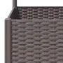 Jardinera con enrejado PP marrón 40x40x136 cm de vidaXL, Maceteros y jardineras - Ref: Foro24-318259, Precio: 61,42 €, Descue...