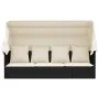 Sofá tumbona de jardín con toldo cojines ratán sintético negro de vidaXL, Tumbonas - Ref: Foro24-319566, Precio: 241,15 €, De...
