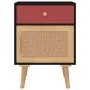 Mesitas de noche 2 uds madera contrachapada negro 40x30x55 cm de vidaXL, Mesitas de noche - Ref: Foro24-352145, Precio: 120,5...