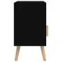 Mesitas de noche 2 uds madera contrachapada negro 40x30x55 cm de vidaXL, Mesitas de noche - Ref: Foro24-352145, Precio: 120,5...