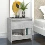 Mesita de noche madera ingeniería gris hormigón 40x30x39 cm de vidaXL, Mesitas de noche - Ref: Foro24-803451, Precio: 31,77 €...