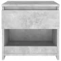 Concrete gray engineered wood bedside table 40x30x39 cm by vidaXL, Nightstands - Ref: Foro24-803451, Price: 31,77 €, Discount: %