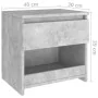 Mesita de noche madera ingeniería gris hormigón 40x30x39 cm de vidaXL, Mesitas de noche - Ref: Foro24-803451, Precio: 31,77 €...