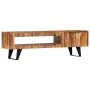 Mueble para TV madera maciza de sheesham 140x30x40 cm de vidaXL, Muebles TV - Ref: Foro24-247980, Precio: 161,83 €, Descuento: %