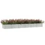 Arriate de acero galvanizado plateado 480x80x45 cm de vidaXL, Maceteros y jardineras - Ref: Foro24-316901, Precio: 83,15 €, D...