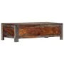 Solid gray sheesham wood coffee table 100x50x30 cm by vidaXL, Coffee table - Ref: Foro24-247982, Price: 190,96 €, Discount: %