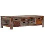 Solid gray sheesham wood coffee table 100x50x30 cm by vidaXL, Coffee table - Ref: Foro24-247982, Price: 190,96 €, Discount: %