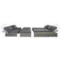 Set de muebles de jardín 5 pzas y cojines ratán sintético gris de vidaXL, Conjuntos de jardín - Ref: Foro24-42889, Precio: 92...