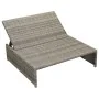 Set de muebles de jardín 5 pzas y cojines ratán sintético gris de vidaXL, Conjuntos de jardín - Ref: Foro24-42889, Precio: 92...