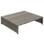 Set de muebles de jardín 5 pzas y cojines ratán sintético gris de vidaXL, Conjuntos de jardín - Ref: Foro24-42889, Precio: 92...