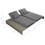 Set de muebles de jardín 5 pzas y cojines ratán sintético gris de vidaXL, Conjuntos de jardín - Ref: Foro24-42889, Precio: 92...