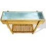 Arriate de madera maciza de acacia y zinc de vidaXL, Maceteros y jardineras - Ref: Foro24-43793, Precio: 115,28 €, Descuento: %