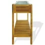 Arriate de madera maciza de acacia y zinc de vidaXL, Maceteros y jardineras - Ref: Foro24-43793, Precio: 115,28 €, Descuento: %