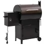Barbacoa de pellets con chimenea hierro negro 104 cm de vidaXL, Barbacoas - Ref: Foro24-360069, Precio: 532,01 €, Descuento: %
