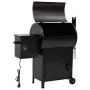 Barbacoa de pellets con chimenea hierro negro 104 cm de vidaXL, Barbacoas - Ref: Foro24-360069, Precio: 532,01 €, Descuento: %