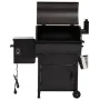 Barbacoa de pellets con chimenea hierro negro 104 cm de vidaXL, Barbacoas - Ref: Foro24-360069, Precio: 532,01 €, Descuento: %