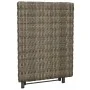 Mesa plegable ratán sintético gris 45x35x32 cm de vidaXL, Mesas de jardín - Ref: Foro24-362252, Precio: 29,54 €, Descuento: %