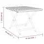 Mesa plegable ratán sintético gris 45x35x32 cm de vidaXL, Mesas de jardín - Ref: Foro24-362252, Precio: 29,54 €, Descuento: %