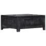 Mesa de centro madera maciza de mango negro 65x65x30 cm de vidaXL, Mesas de centro - Ref: Foro24-247986, Precio: 225,88 €, De...