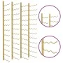 Wall-mounted wine rack for 36 bottles, 2 units, golden iron. by vidaXL, Wine racks - Ref: Foro24-340890, Price: 112,46 €, Dis...