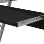 Escritorio compacto de ordenador con bandeja de teclado negro de vidaXL, Escritorios - Ref: Foro24-20051, Precio: 71,80 €, De...