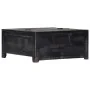 Mesa de centro madera maciza de mango negro 65x65x30 cm de vidaXL, Mesas de centro - Ref: Foro24-247986, Precio: 225,88 €, De...