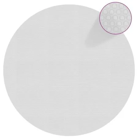 Cubierta solar de piscina de PE flotante gris 455 cm de vidaXL, Cubiertas para piscina - Ref: Foro24-93001, Precio: 61,11 €, ...
