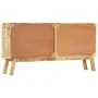 Aparador madera maciza mango en bruto marrón negro 160x30x80 cm de vidaXL, Aparadores - Ref: Foro24-247994, Precio: 437,09 €,...