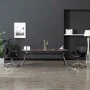 Silla de comedor giratoria cuero sintético negro de vidaXL, Sillas de comedor - Ref: Foro24-287391, Precio: 124,25 €, Descuen...