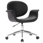 Silla de comedor giratoria cuero sintético negro de vidaXL, Sillas de comedor - Ref: Foro24-287391, Precio: 124,25 €, Descuen...