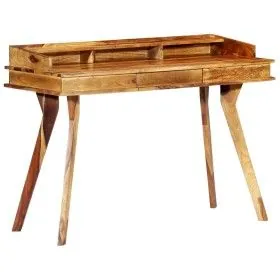 Escritorio de madera maciza de sheesham 115x50x85 cm de vidaXL, Escritorios - Ref: Foro24-248001, Precio: 258,82 €, Descuento: %