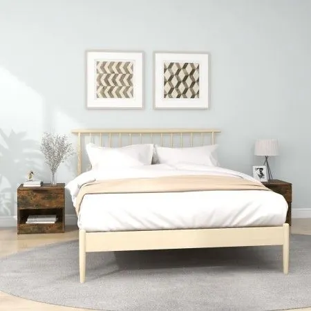 Nightstands 2 pcs smoked oak plywood by vidaXL, Nightstands - Ref: Foro24-817046, Price: 52,70 €, Discount: %