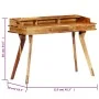 Escritorio de madera maciza de sheesham 115x50x85 cm de vidaXL, Escritorios - Ref: Foro24-248001, Precio: 258,82 €, Descuento: %