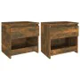Nachttische 2 Stk. Sperrholz Eiche 40x30x39 cm von vidaXL, Nachttische - Ref: Foro24-815130, Preis: 45,94 €, Rabatt: %