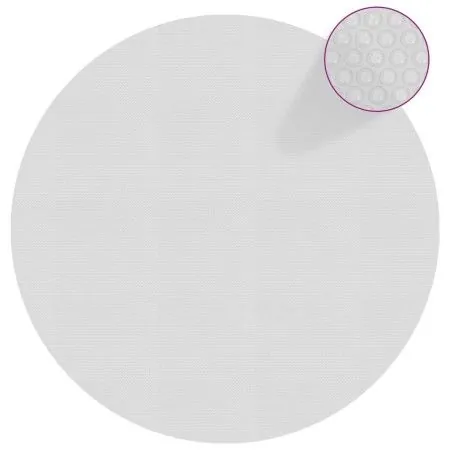 Cubierta solar de piscina de PE flotante gris 527 cm de vidaXL, Cubiertas para piscina - Ref: Foro24-93003, Precio: 64,19 €, ...
