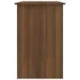 Escritorio de madera contrachapada marrón roble 100x50x76 cm de vidaXL, Escritorios - Ref: Foro24-815422, Precio: 75,63 €, De...