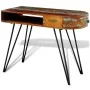 Escritorio de madera maciza reciclada con patas de hierro de vidaXL, Escritorios - Ref: Foro24-241641, Precio: 176,99 €, Desc...