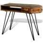 Escritorio de madera maciza reciclada con patas de hierro de vidaXL, Escritorios - Ref: Foro24-241641, Precio: 176,99 €, Desc...
