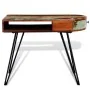 Escritorio de madera maciza reciclada con patas de hierro de vidaXL, Escritorios - Ref: Foro24-241641, Precio: 176,99 €, Desc...
