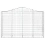 Cestas gaviones 40 uds forma de arco hierro 200x50x120/140 cm de vidaXL, Maceteros y jardineras - Ref: Foro24-3145679, Precio...