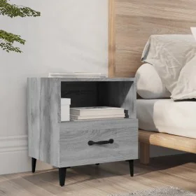 Mesita de noche madera contrachapada gris Sonoma de vidaXL, Mesitas de noche - Ref: Foro24-817305, Precio: 42,93 €, Descuento: %