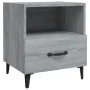 Mesita de noche madera contrachapada gris Sonoma de vidaXL, Mesitas de noche - Ref: Foro24-817305, Precio: 42,93 €, Descuento: %