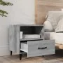 Mesita de noche madera contrachapada gris Sonoma de vidaXL, Mesitas de noche - Ref: Foro24-817305, Precio: 42,93 €, Descuento: %