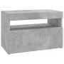 TV cabinet with LED lights concrete gray 60x35x40 cm by vidaXL, TV Furniture - Ref: Foro24-804417, Price: 41,87 €, Discount: %