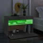 Mueble de TV con luces LED gris hormigón 60x35x40 cm de vidaXL, Muebles TV - Ref: Foro24-804417, Precio: 41,87 €, Descuento: %
