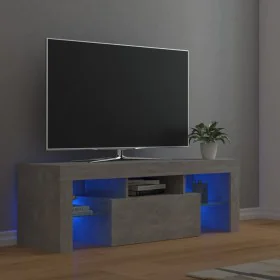 TV cabinet with LED lights concrete gray 120x35x40 cm by vidaXL, TV Furniture - Ref: Foro24-804350, Price: 78,95 €, Discount: %