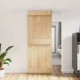Schiebetür mit Beschlägen aus massivem Kiefernholz, 80 x 210 cm von vidaXL, Türen - Ref: Foro24-3203027, Preis: 172,43 €, Rab...