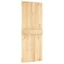 Schiebetür mit Beschlägen aus massivem Kiefernholz, 80 x 210 cm von vidaXL, Türen - Ref: Foro24-3203027, Preis: 172,43 €, Rab...